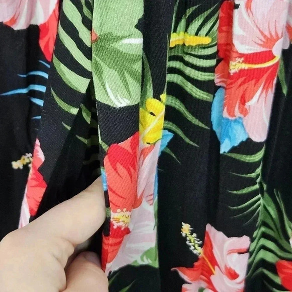 Longyuan Tropical Dress Long Sleeve Inseam Pockets Super Soft Women's Small - Picture 3 of 5